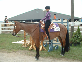 Girl on horse